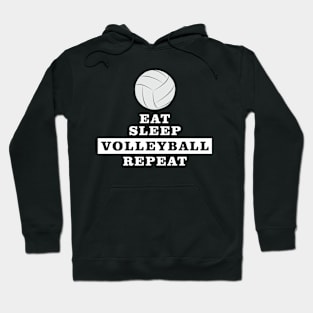 Eat, Sleep, Volleyball, Repeat Hoodie